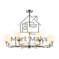 Люстра Ambrella light LH53005/12 SN/FR сатин никель/белый матовый G9*12 max 40W D910*680