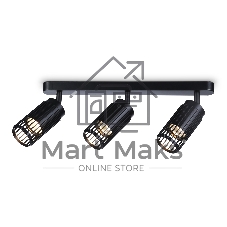 Светильник Ambrella light TN51690/3 BK черный GU10/3 260*60*180