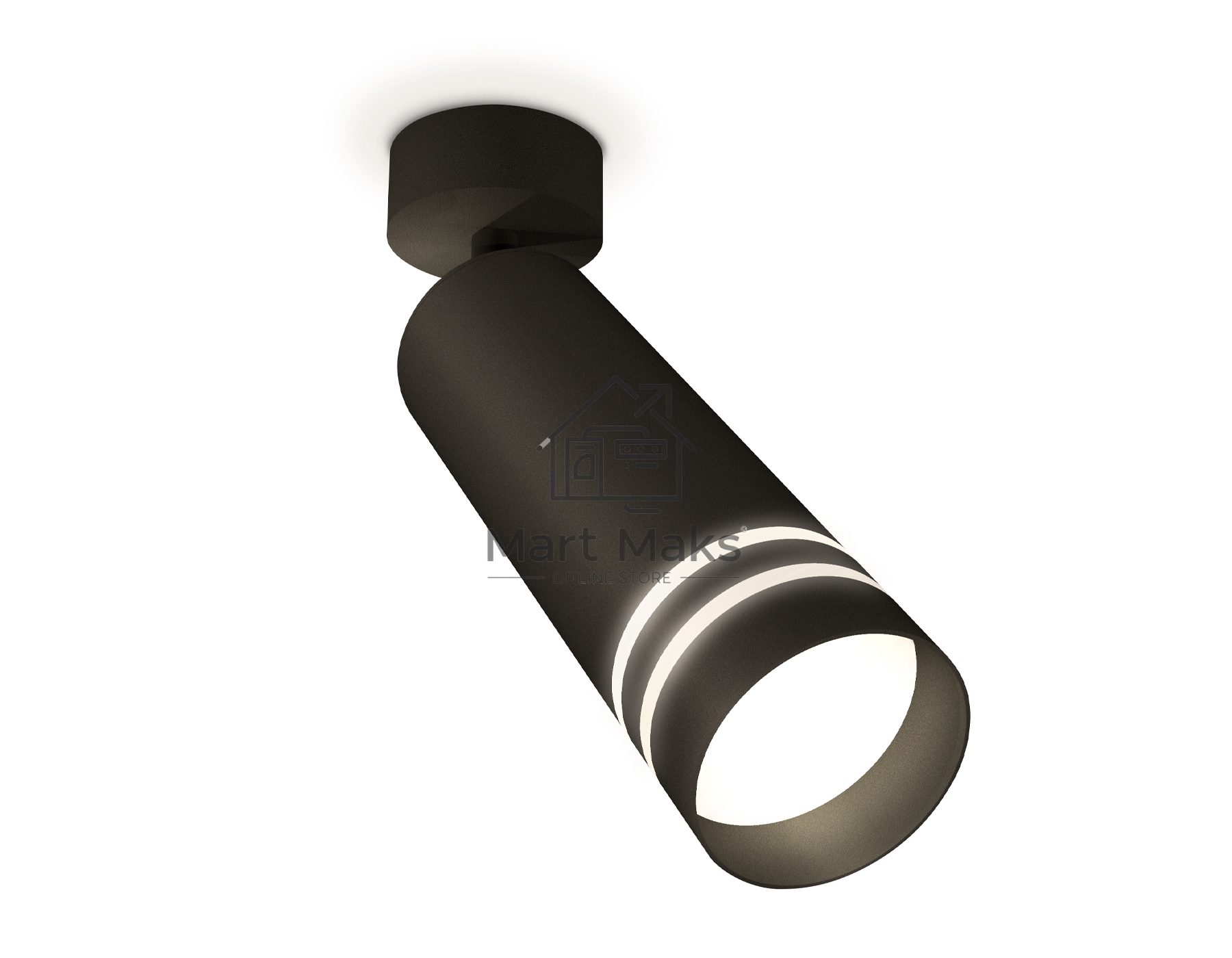 Светильник Ambrella Light XM6343013 SBK/FR черный песок/белый матовый MR16 GU5.3 (A2210, C6343, N6236)