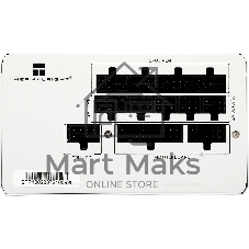 Блок питания Thermalright, 1000W 80+ Platinum (ATX, 3.0, PCIe 5.0, Full modular, 1x24(20+4)pin, 1xCPU 8(4+4)pin, 2xPCIe*2 8(6+2)pin, 1x12VHPWR PCIe 5.0 12+4pin 600mm, 10xSATA3, 5xMOLEX4pin, Active, 120x120mm, 150x140x86mm, APFC, OPP, OVP, OTP, OCP, SCP, UVP, white)