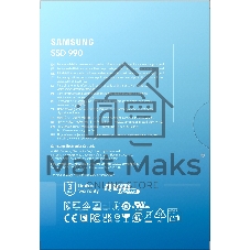 Твердотельный диск 1TB Samsung 990, M.2, PCI-E 4.0 x4, V-NAND TLC [R/W - 7150/6450 MB/s]