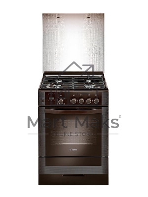 Плита газовая Gefest ПГ 6300-03 0047 коричневый, конфорок 4 шт, духовка 52 л, 60 см x 85 см x 60 см