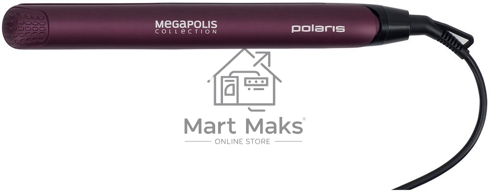 Щипцы для выпрямления и завивки 2 в 1 Polaris PHS2590KT фиолетовый