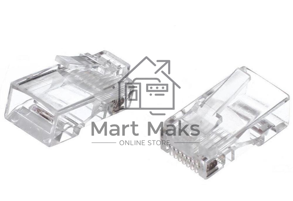 Коннекторы RJ-45 (8P8C) для UTP кабеля 6кат. ( упаковка 100 шт.)