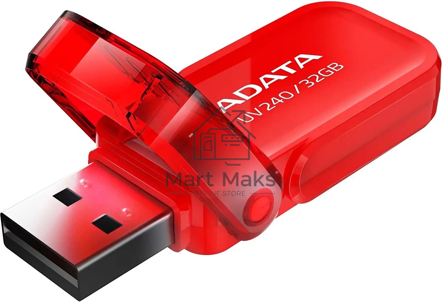 Флешка USB R/W ADATA R/W 32GB ADATA UV240, USB 2.0, Красный