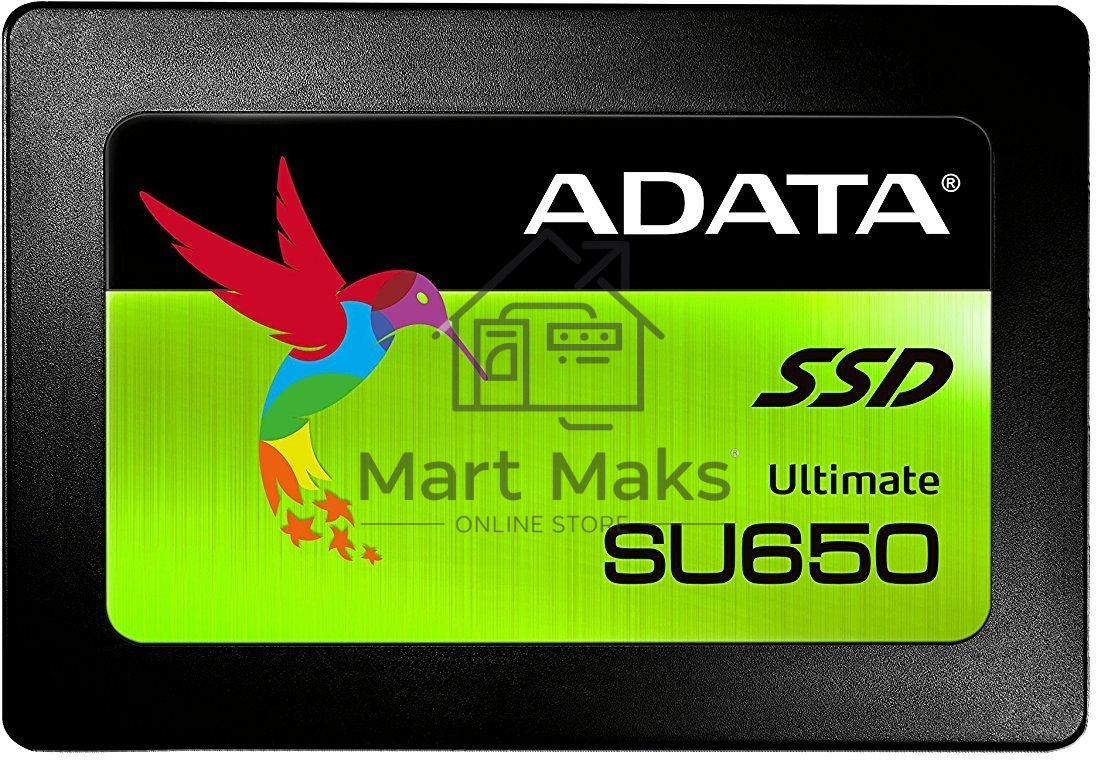 Накопитель SSD ADATA SU650, 512Gb, SATA III, 2.5
