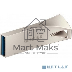 Флешка USB R/W R/W 64GB USB Drive <USB 3.1> Samsung BAR Plus (up to 300Mb/s) (MUF-64BE3/APC) серебристый