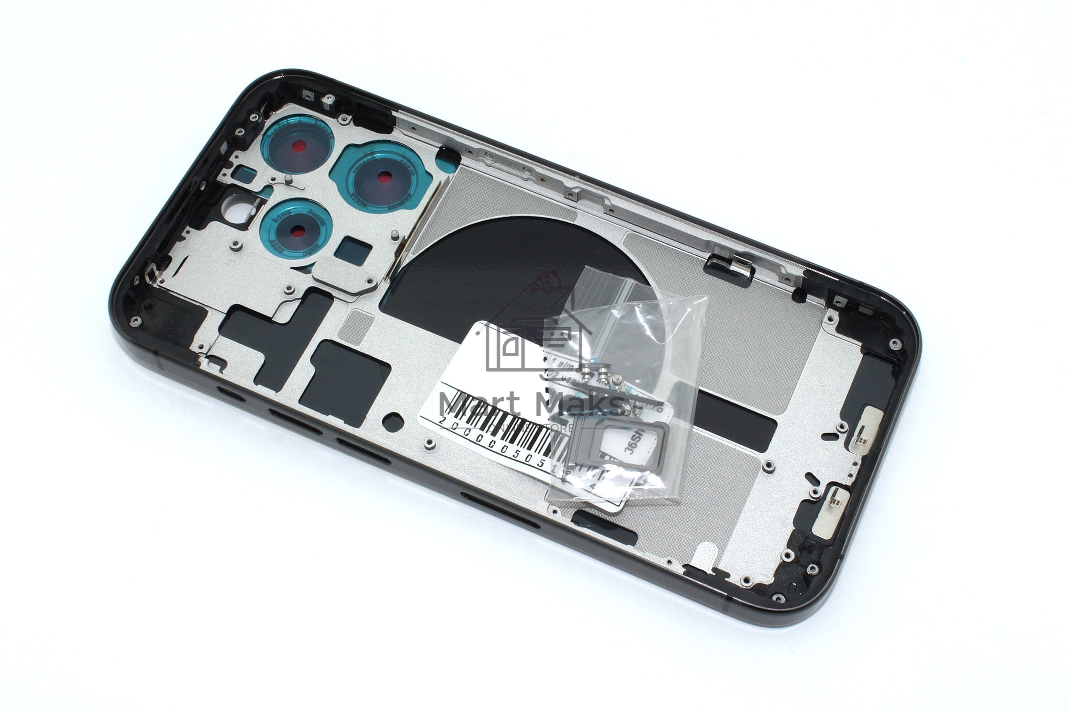 Задняя крышка (корпус 1 Sim) для Apple iPhone 15 Pro (A3102) черная