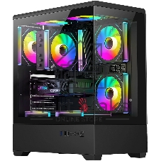 Корпус Bloody CC-127-BK, Midi-Tower, чёрный