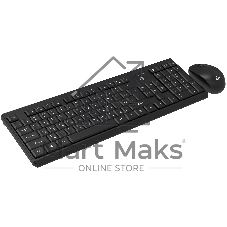 Комплект клавиатура+мышь Oklick S269W беспроводной, USB, 1600 DPI, чёрный