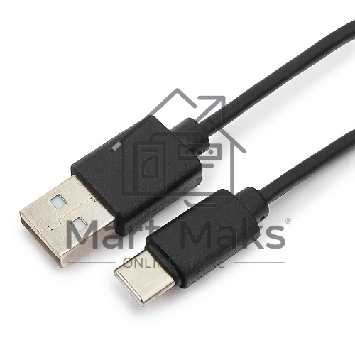 Кабель USB Гарнизон GCC-USB2-AMCM-0.5M, USB2.0 AM/ USB3.1 Type-C, 0.5м, пакет