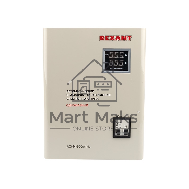 Стабилизатор напряжения настенный АСНN-3000/1-Ц Rexant