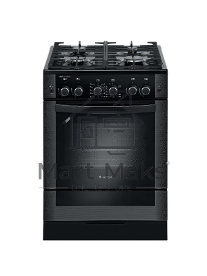 Плита газовая Gefest ПГ 6500-02 0044 черный, конфорок 4 шт, духовка 52 л, 60 см x 85 см x 60 см
