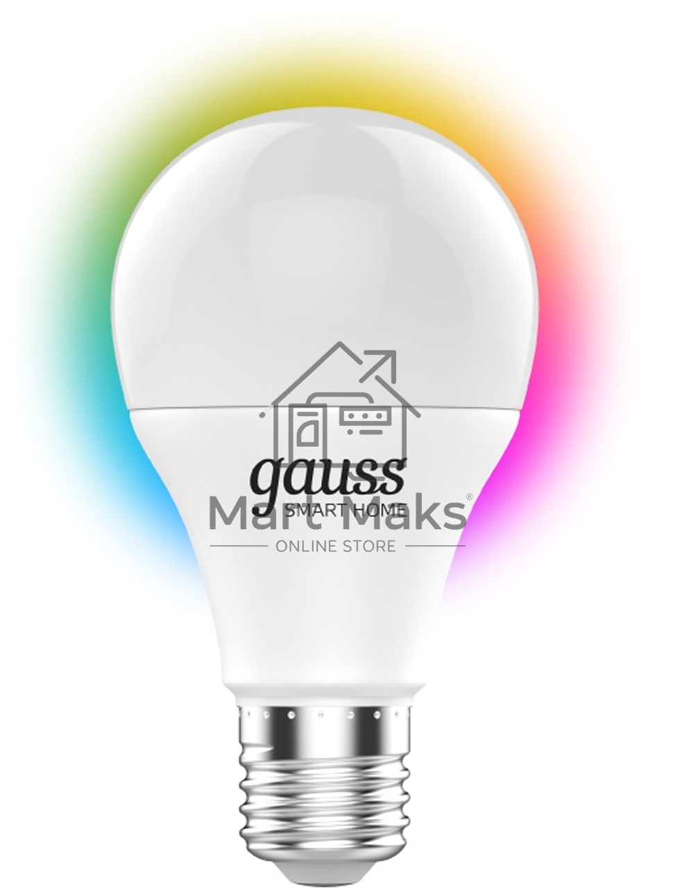 Лампа Светодиодная Gauss Smart Home RGBW E27 A60 8.5 Вт 2700-6500K 1/10/100