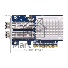 Сетевая карта QNAP QXP-16G2FC Dual-port Fiber Channel adapter, 2 x 16 Gb/s SFP +, PCIe Gen3 x8. For QTS OS ONLY