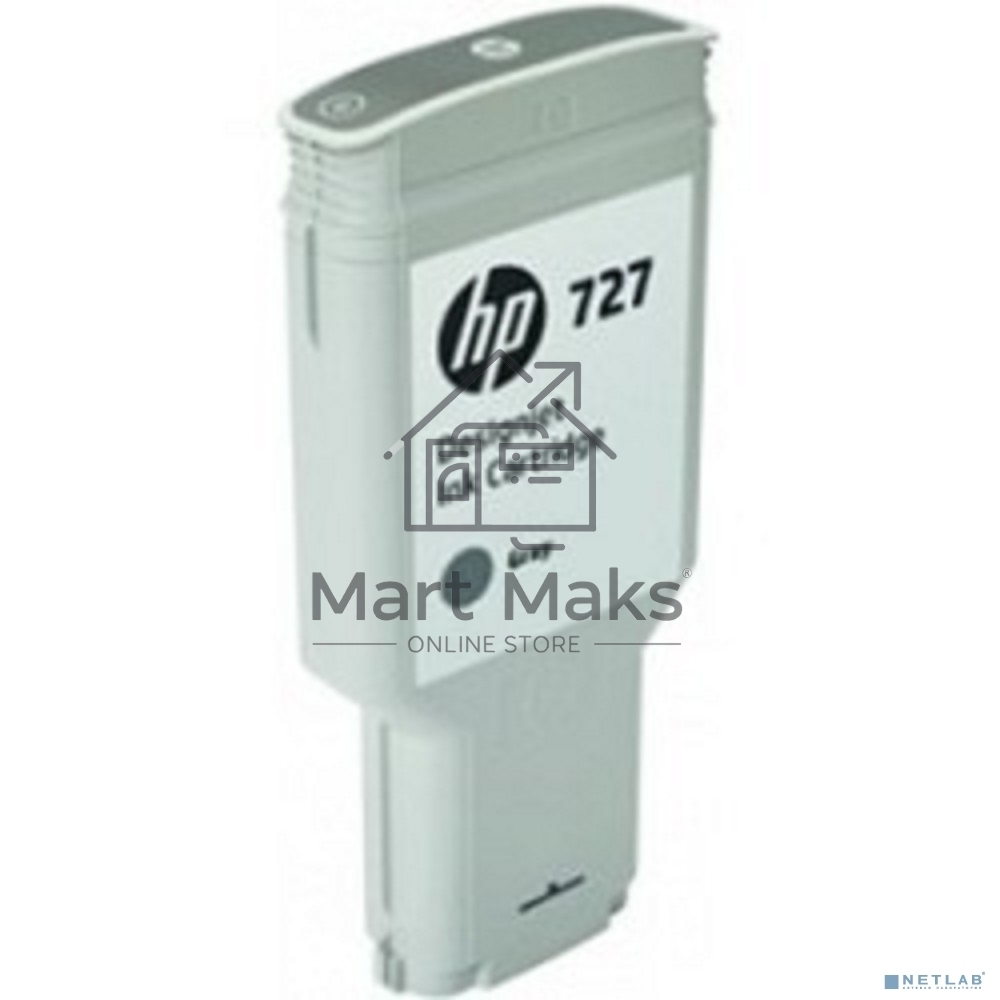 Картридж струйный HP 727 с чернилами фотографического черного цвета для принтеров Designjet, 300 мл