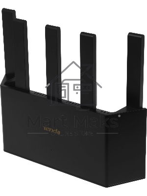 Маршрутизатор Wi-Fi Tenda TX12L PRO двухдиапазонный стандарта AX3000, 5 внешних антенн 6dBi, 1-port 10/100/1000Mbps WAN, 3-ports 10/100/1000Mbps LAN