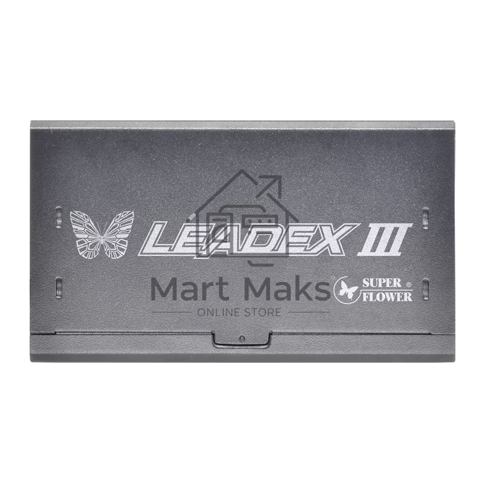 блок питания 1300 Ватт/ Power Supply Super Flower Leadex III Gold, 1300W, ATX 3.1, 140mm, 8xSATA, 4xPCI-E(6+2), 1x12VHPWR(12+4), APFC, 80+ Gold, Full Modular
