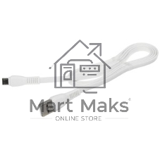 Кабель USB 2.0 HOCO X13, AM/microBM, белый, 1м