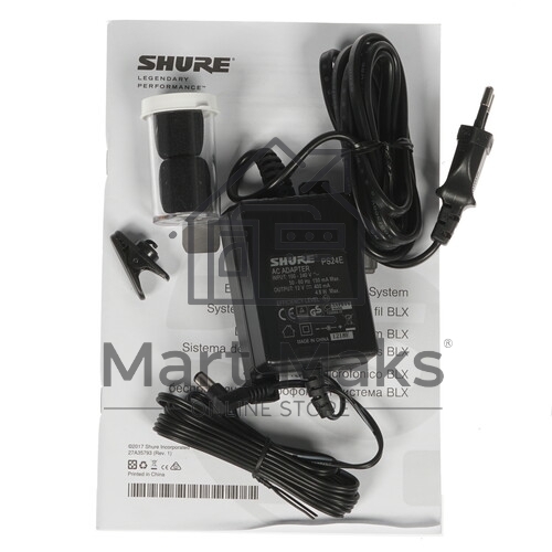 Микрофонная система SHURE SLXD14E/SM35-H56 беспроводная, одноканальная, с поясным передатчиком SLXD1 и головным микрофоном SM35. Частота UHF 518-562 МГц