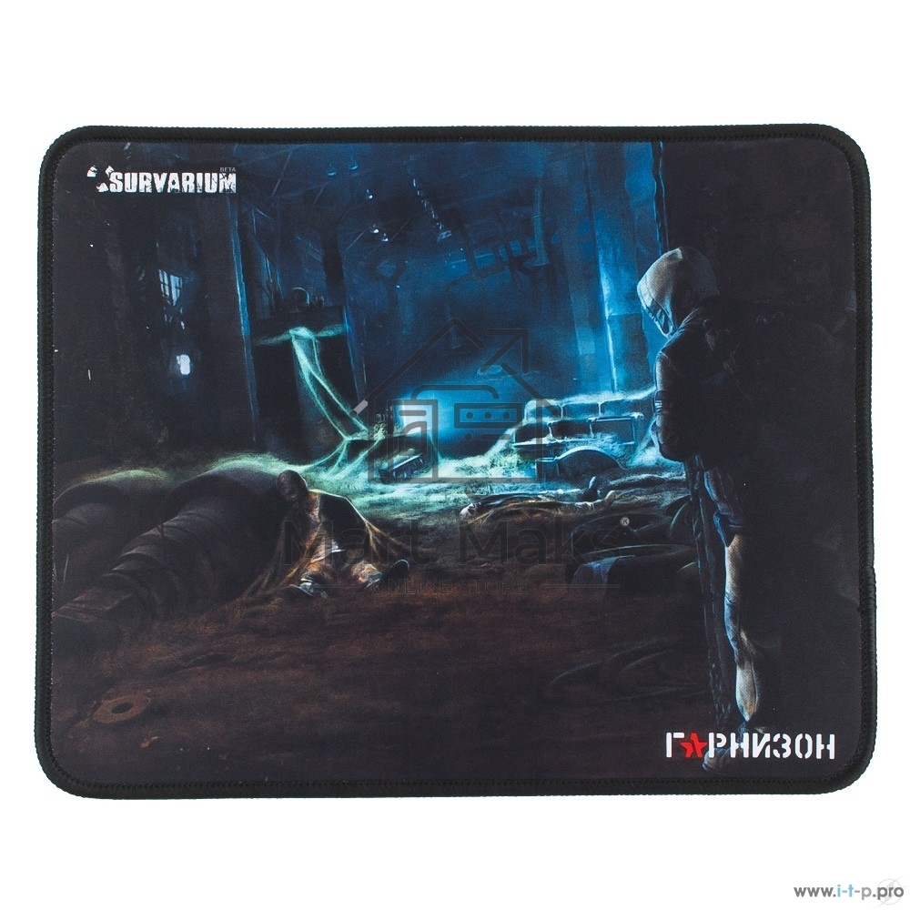 Коврик для мыши Гарнизон GMP-115, игровой, дизайн - игра Survarium, ткань/резина, размеры 200 x 250 x 3 мм