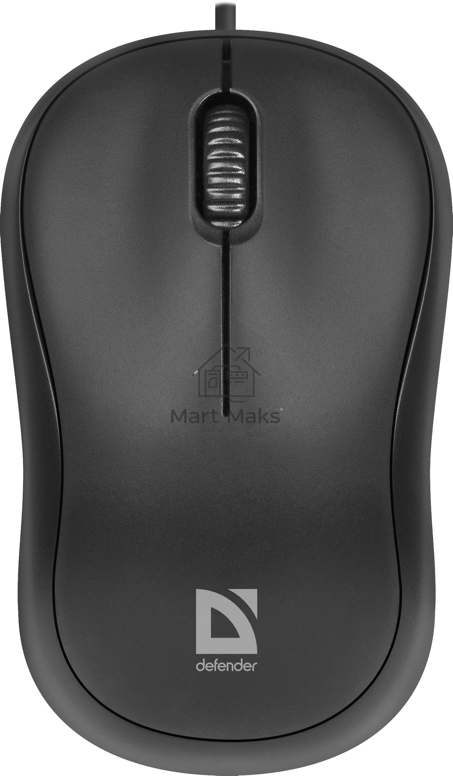 Мышь проводная Defender Patch MS-759 черный, 1000 dpi, USB, кнопки - 3