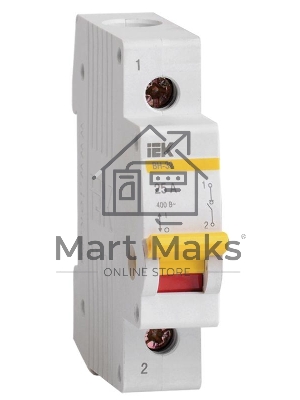 Выключатель нагрузки (мини-рубильник) Iek MNV10-1-025 ВН-32 1Р 25А ИЭК Выключатель нагрузки (мини-рубильник) Iek MNV10-1-025 ВН-32 1Р 25А ИЭК