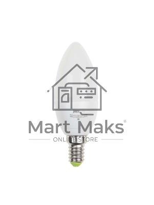 Лампа светодиодная PLED-ECO-C37 5Вт свеча 4000К белый E27 400лм 230В JazzWay 2855329A