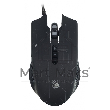 Мышь проводная A4Tech Bloody Q82 черный, 3200 dpi, USB, кнопки - 8