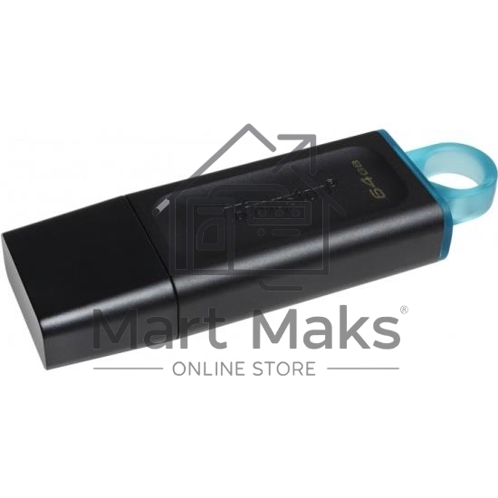 Флешка USB R/W R/W Kingston 64GB USB3.2 Gen 1 DataTraveler Exodia (Black + Teal)