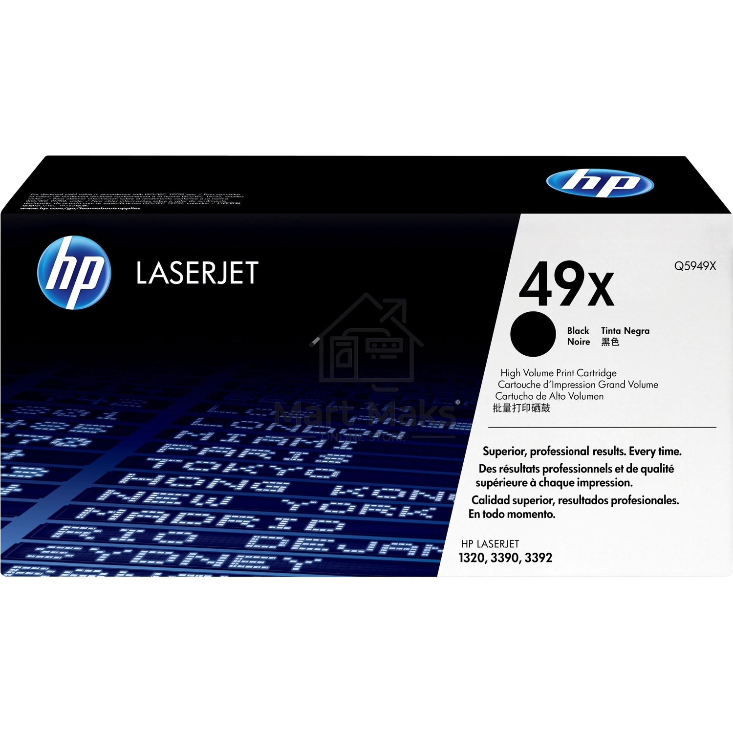 Картридж лазерный HP Q5949X черный для LaserJet 1320 6000 стр.