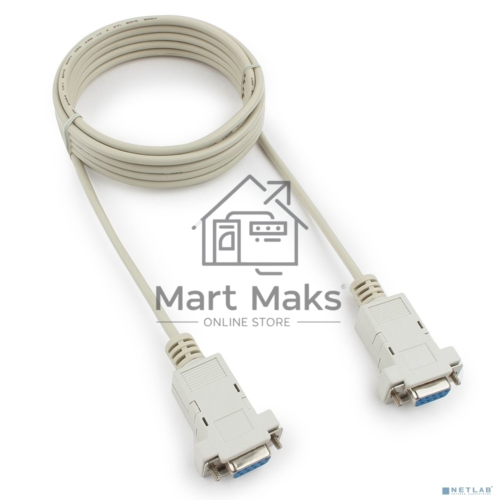 Кабель 0-модемный Cablexpert CC-134-10-N, 9F/9F, Pro, 3.0м, пакет