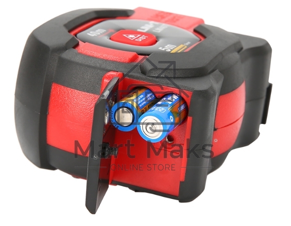 Рулетка 5 м с лазерным дальномером UNI-T LM40T до 40 метров