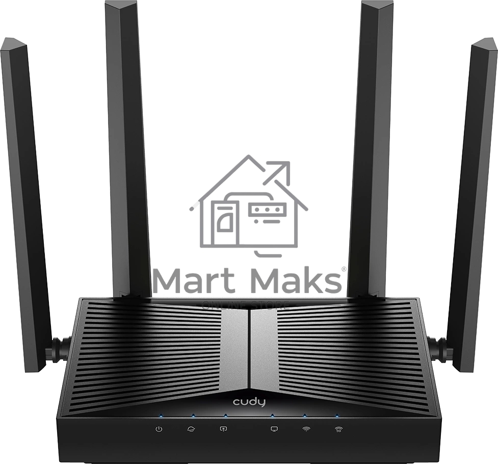 Маршрутизатор Cudy BE3600 Gigabit Dual Band Wi-Fi 7 Mesh Router, Chipset Broadcom, 802.11be/ax/ac/a/b/g/n, 2882Mbps at 5GHz + 688Mbps at 2.4GHz, 5 x 10/100/1000Mbps Ports, 4 x 5dBi fixed antennas, WiFi router/AP/ Repeater/WISP Mode, PPTP/L2TP/OpenVPN/Wire