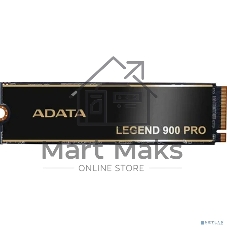 Накопитель SSD ADATA LEGEND 900 PRO, 1Tb, PCIe 4.0 x4, M.2 2280, NVMe, R/W 7400/6000