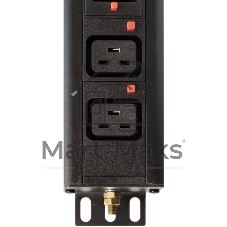 Блок распределения питания Powercom PDU-32AVMS24-18C3-6C9-3P верт.размещ. 18xC13 6xC19 с сетевым мониторингом 3x32A EN 60309 2м