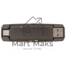 Флешка USB Netac US5 (NT03US5C-128G-32TA), 128Gb, USB 3.2/TypeC, 550/500, черный
