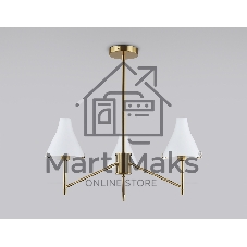 Люстра Ambrella light LH57131/3 BS/FR латунь/белый матовый E14/3 max 40W D650*590