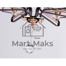 Светильник Ambrella light TR4618/8 CF/FGD кофе/золото E27/8 max 40W D760*810