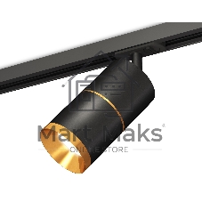 Светильник Ambrella light XT7402030 SBK/PYG черный песок/золото желтое полированное MR16 GU5.3