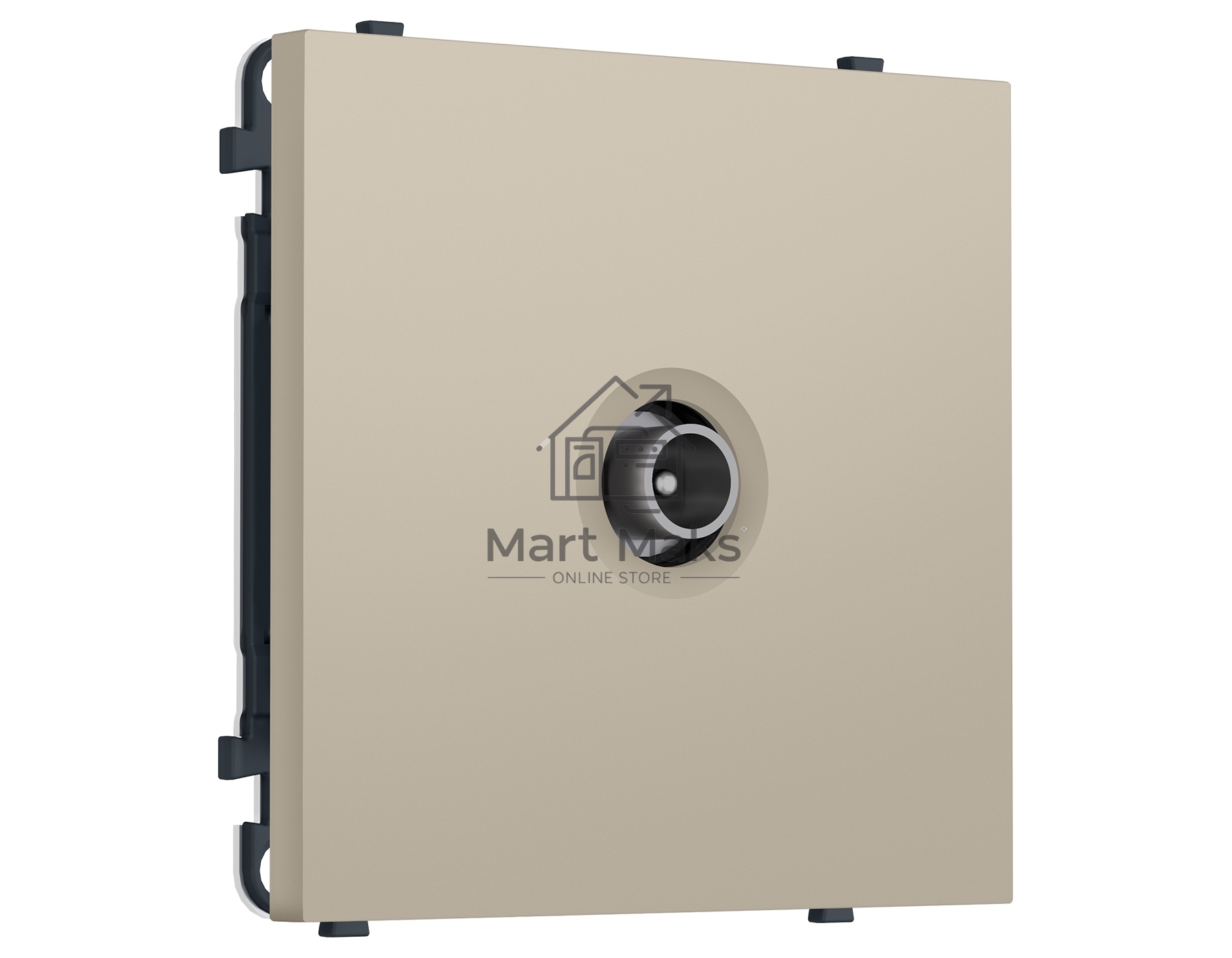 Комплект механизма TV розетки проходной SIGMA Кашемир 5-1000 MHz 4dB QUANT PRO (SP3530, PR211)