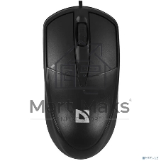 Мышь проводная Defender Trace MB-989 черный, 1000 dpi, USB, кнопки - 3