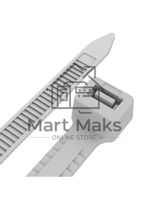Хомут-стяжкa нейлоновая с тройным замком Rexant 250x4,8 мм, белая, упаковка 100 шт.