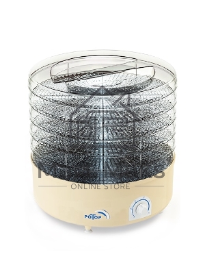 Сушилка для овощей и фруктов Ротор СШ-002 5под. 520Вт прозрачный