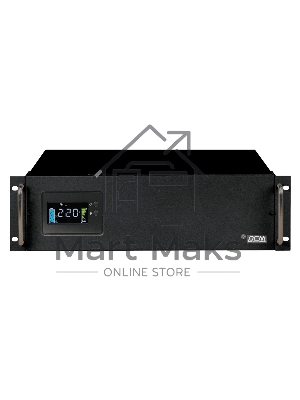 Источник бесперебойного питания Powercom King Pro RM KIN-3000AP LCD 1800Вт 3000ВА черный