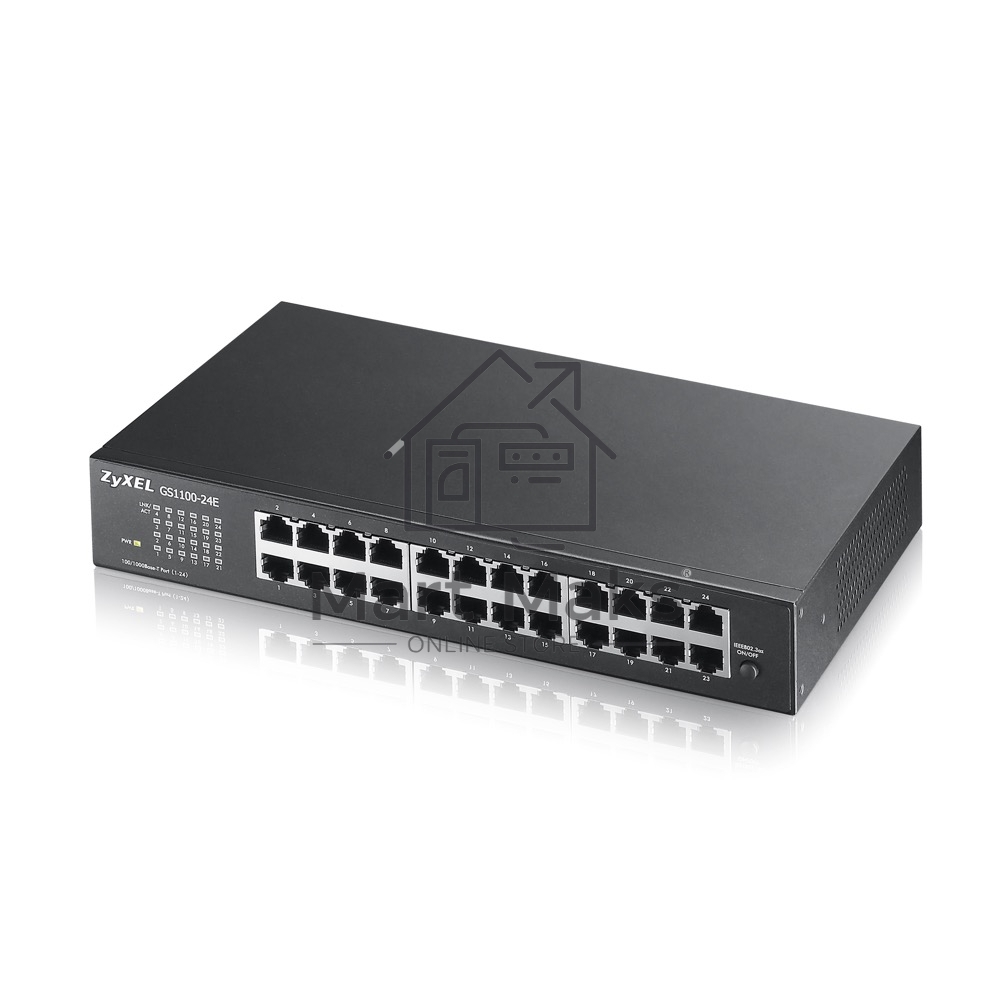 Коммутатор Zyxel GS1100-24E-EU0103F 24G неуправляемый