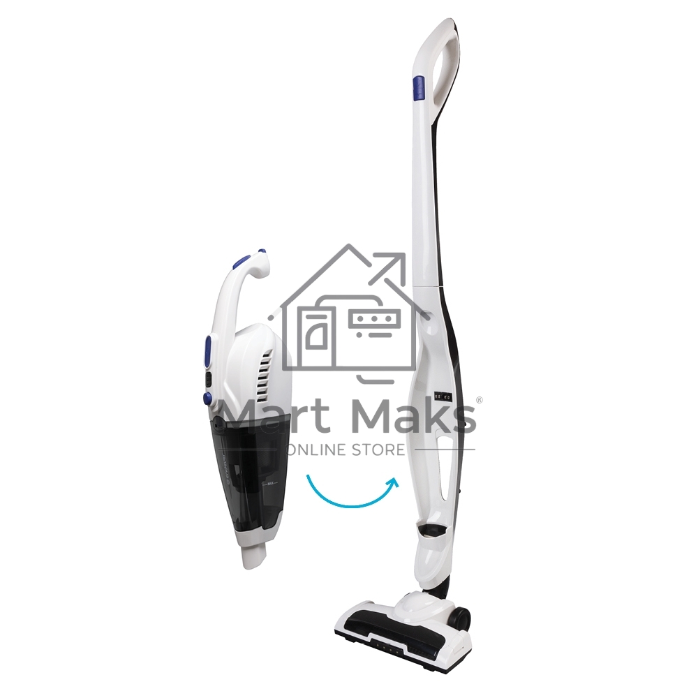 Пылесос вертикальный циклонного типа аккумуляторный Endever SkyClean VC-300, бело-черный, 4 шт,уп