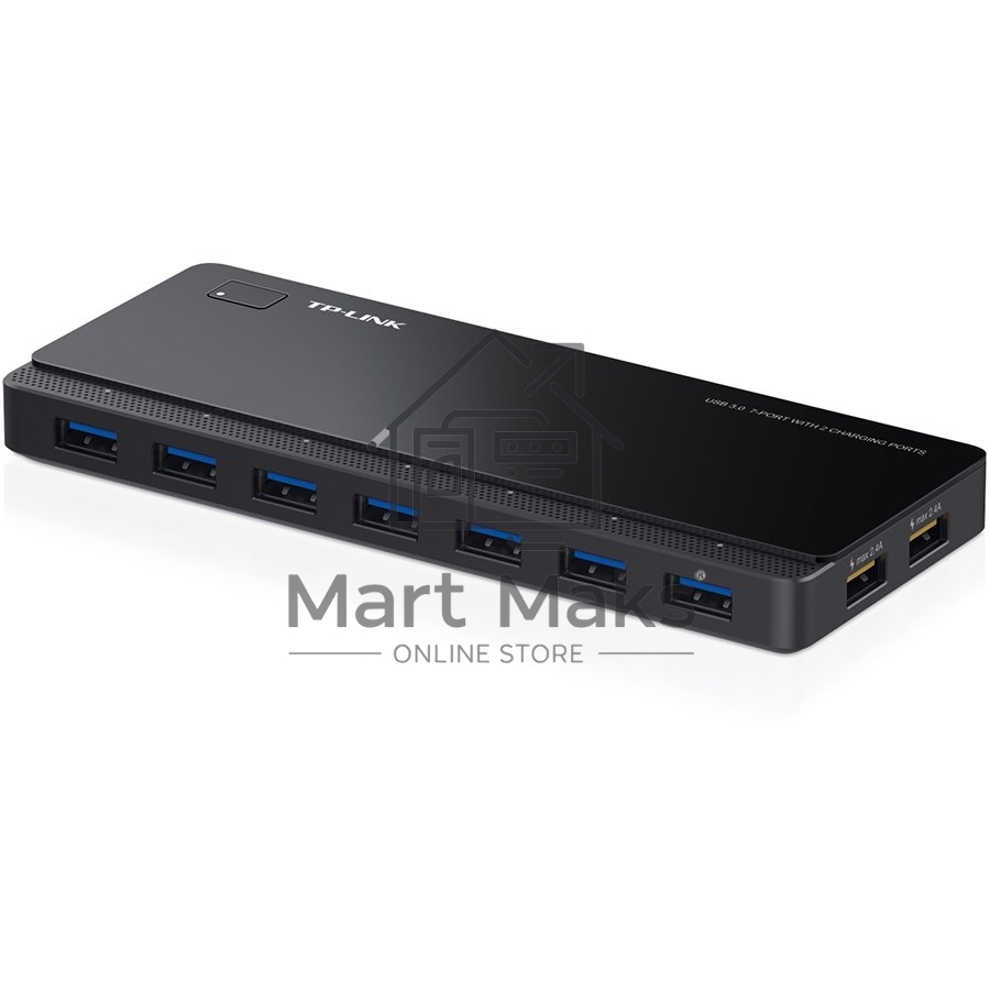 Сетевое оборудование TP-Link UH720 7 ports USB 3.0 Hub with 2 power charge ports (2.4A Max), Desktop, a 12V/4A Power Adapter included