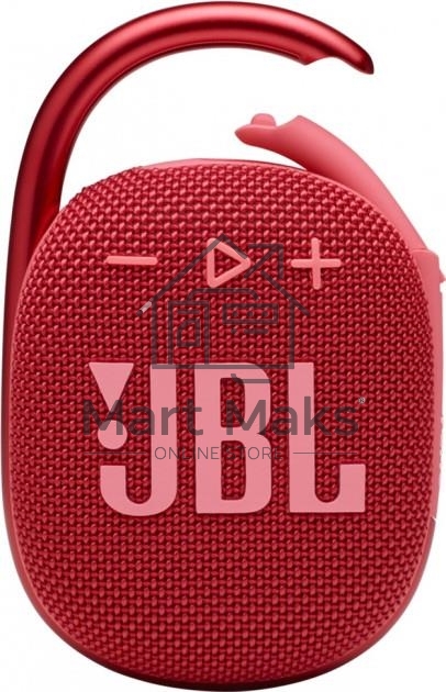 Портативная акустика JBL CLIP 4, красный