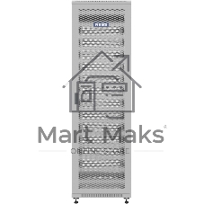 Шкаф серверный NTSS Премиум (NTSS-R42U6080PD/PD) напольный 42U 600x800мм пер.дв.перфор. задн.дв.перфор. 900кг серый IP20 сталь